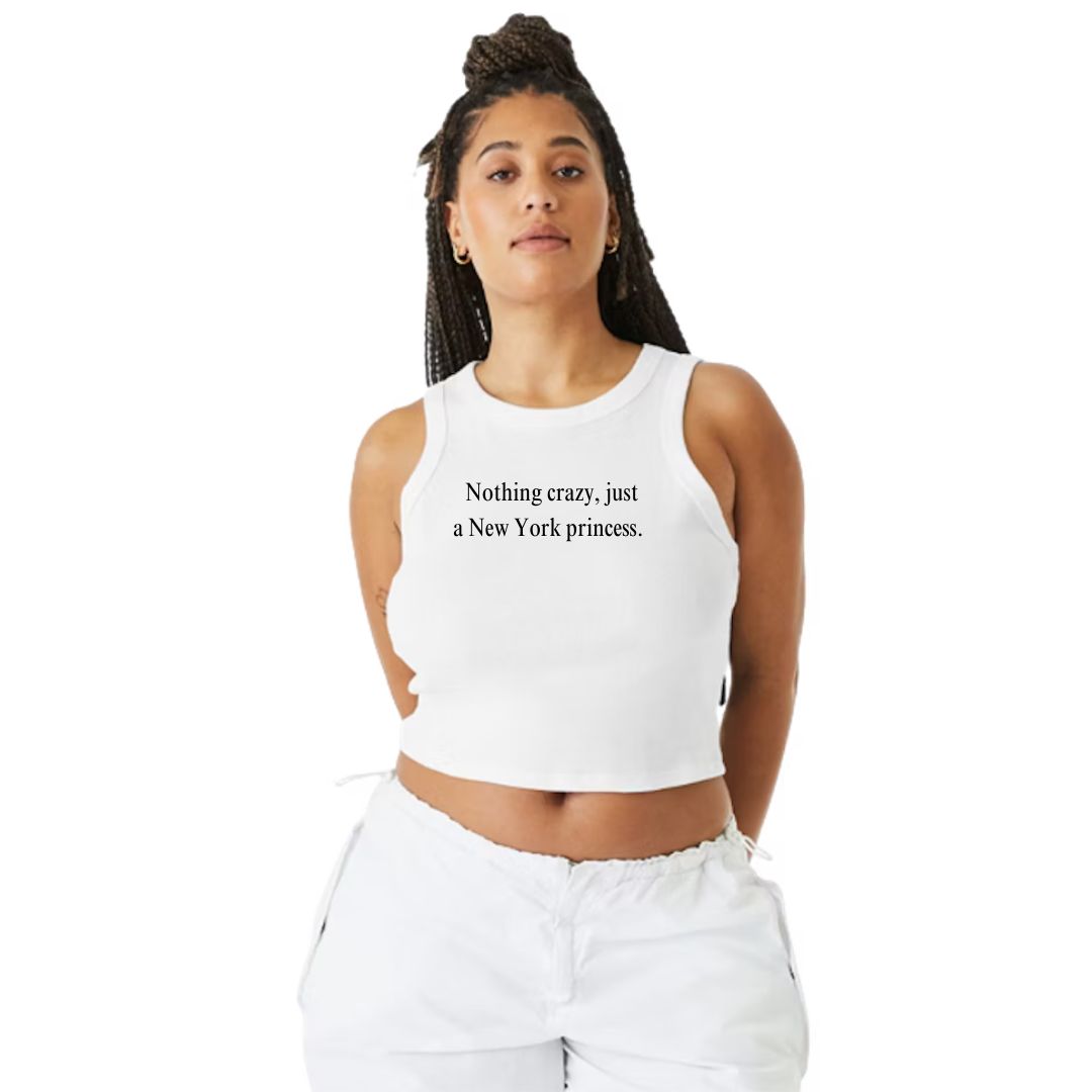 NY Princess * Cropped Tank