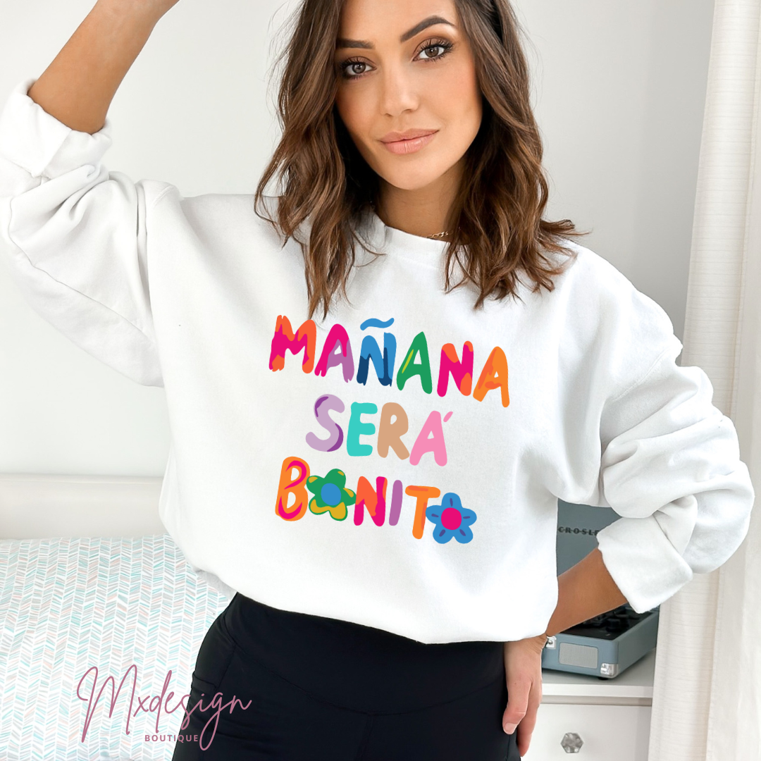 Mañana será bonito crewneck