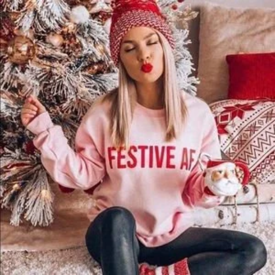 Festive AF Crewneck