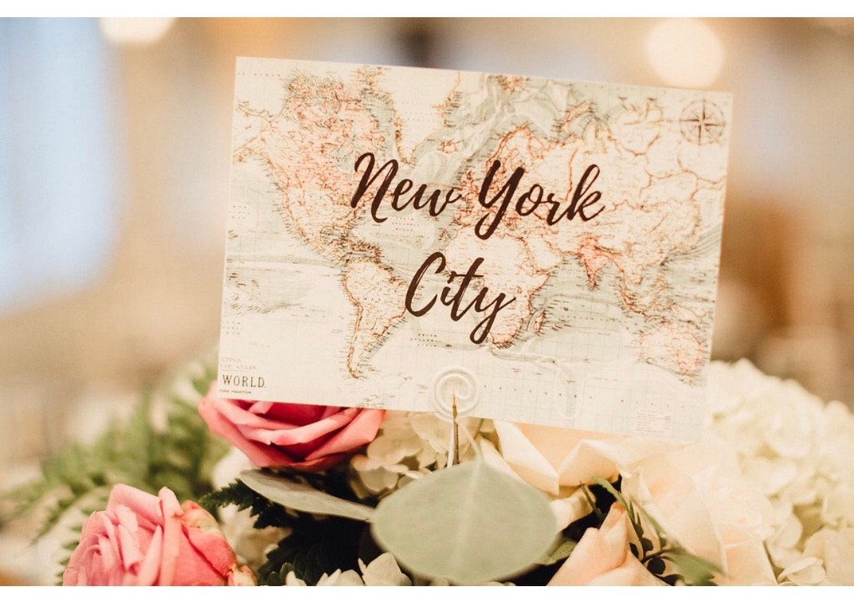 Wedding table names | | destination wedding | vintage table names, numbers | DIGITAL FILE ONLY* It will not be shipped to you.