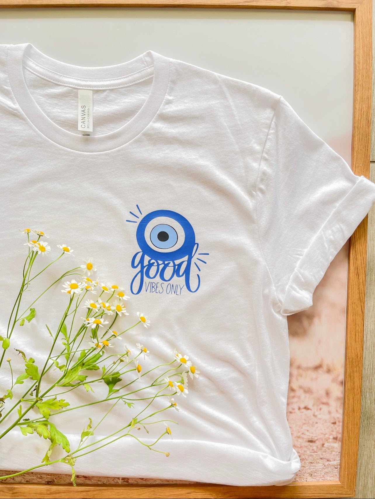 Good Vibes Only Evil Eye Shirt, Hippie Shirt, Mental Health Shirt, Good Vibes Tshirt