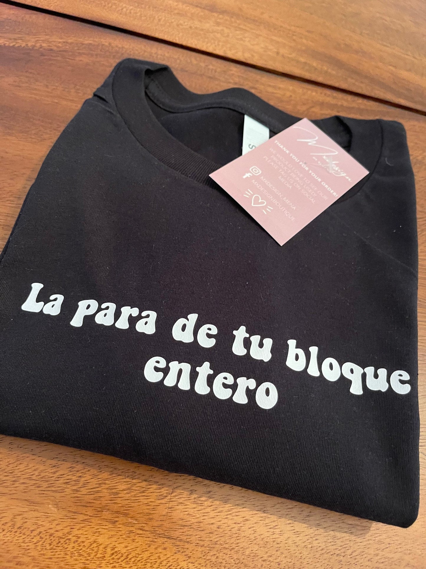 La para de tu bloque entero