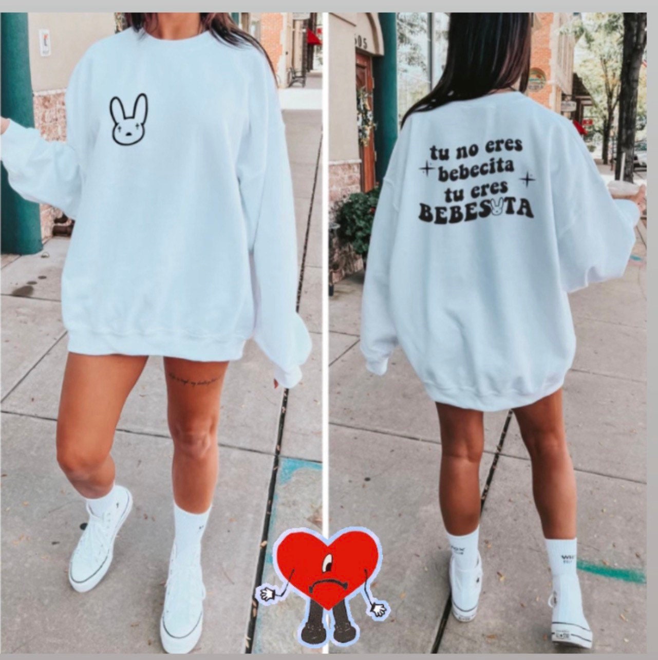 Tu no eres bebecita, tu eres bebesota crewneck